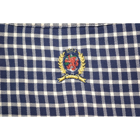 Vintage Tommy Hilfiger Men's Large Plaid Checkered Long Sleeve Button Down Shirt - Picture 4 of 6